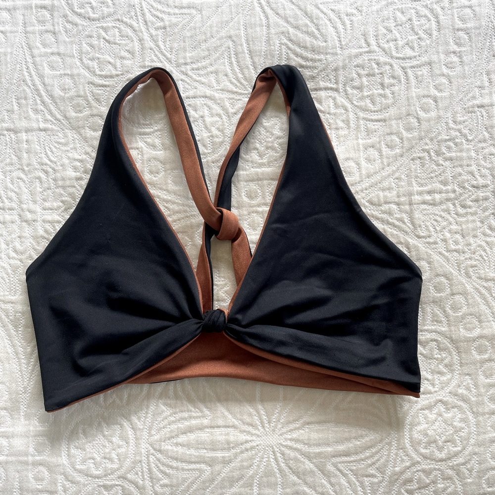 Pikai Swim Knotted Reversible Bikini Top